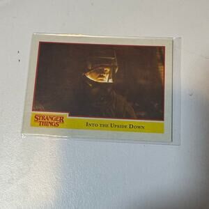 2018 Topps Stranger Things trading card Season 1 Hopper into the upside Down #93